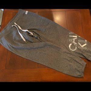 Calvin Klein Joggers size L heathered gray like new